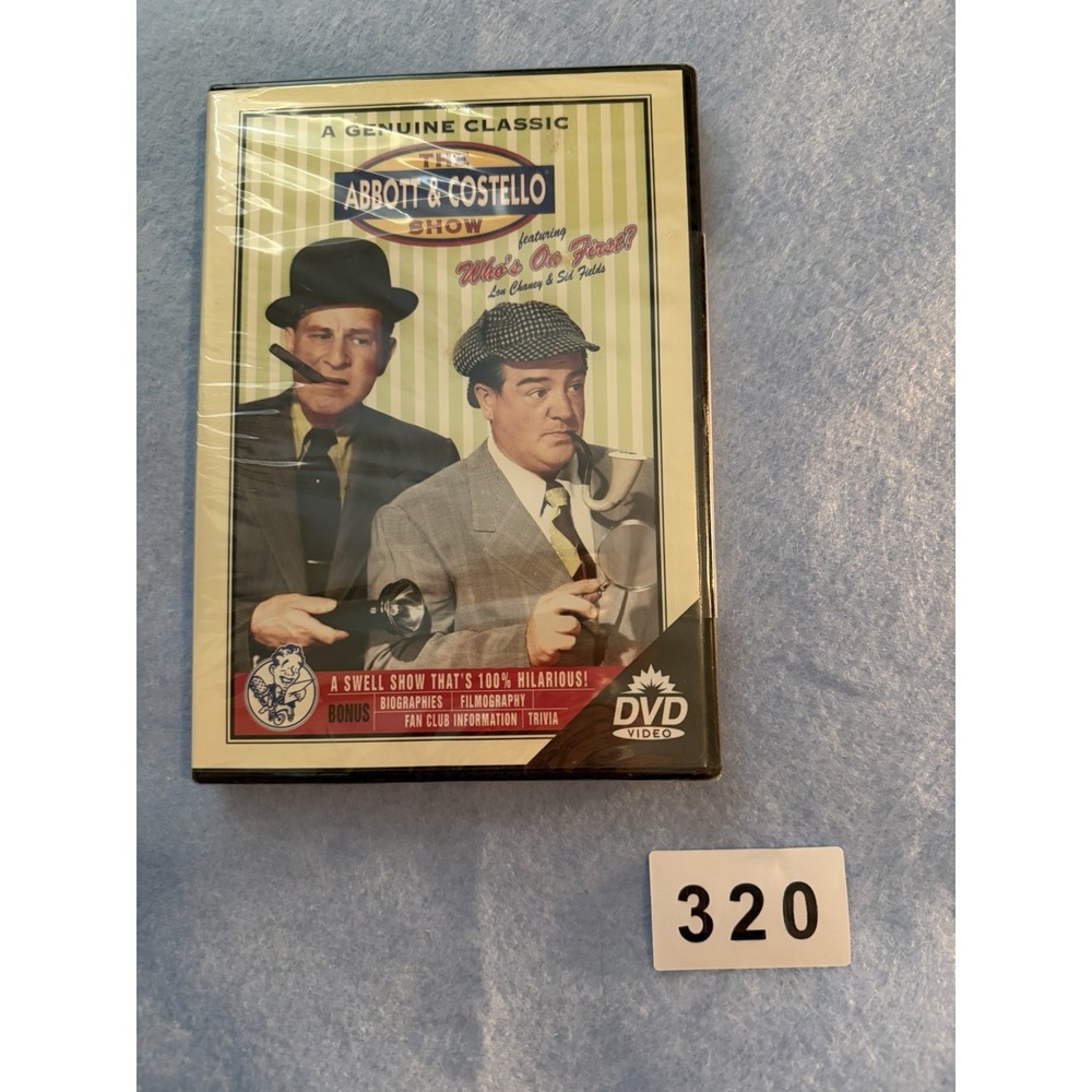 Abbott & Costello Show DVD New Sealed Who's On First? Classic Comedy TV Series